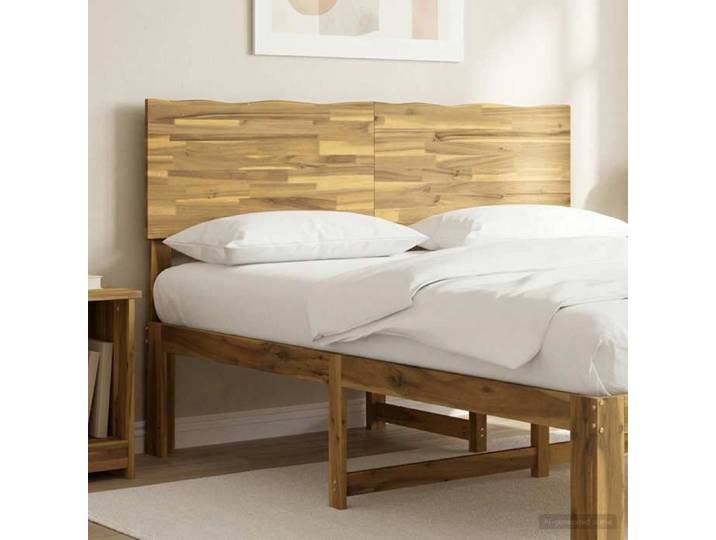 Tête de lit en bois brut ROSTOCK Blanc 160 cm 903154