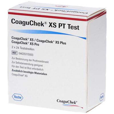 Coaguchek XS PT Test 2x24 St Teststreifen