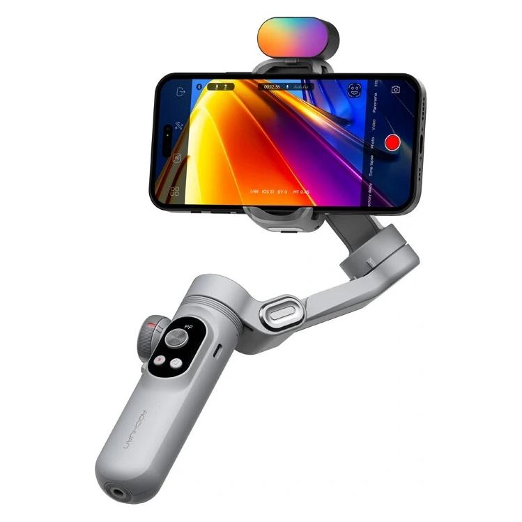NoName AOCHUAN X Pro Gimbal mit RGB-Beleuchtung (grau) (Smartphone) (1010100322)