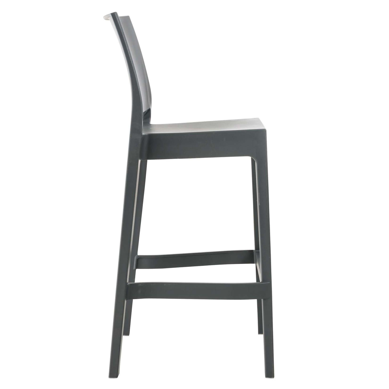 TPFLiving 4er Set Barhocker Maybrit oliv