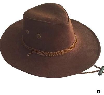 Fusion Finds Classic Cowboy Hat For Men & Women Wide Brim Western Hat For Ranch, Costume & Everyday Style d