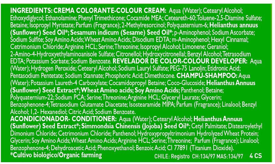 Naturvital Coloursafe tinte permanente #4-castaño