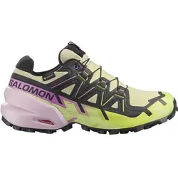 SALOMON Damen Trailrunningschuhe SHOES SPEEDCROSS 6 GTX W Bog/Dawn P/Acid, Größe 37 1⁄3 in Grau Grau