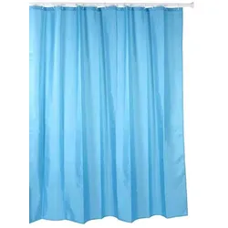 DM-San Duschmeister Duschvorhang 180x200 cm blau Sano.. - Duschmeister