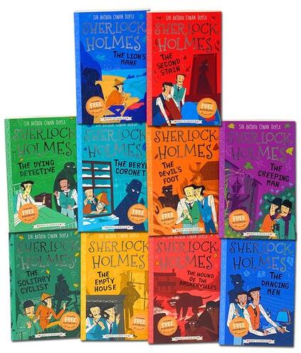 Sweet Cherry Publishing The Sherlock Holmes Children's Collection: Creatures, Codes and Curious Cases 10 Books Box Set (Series 3)