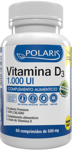 Polaris Vitamin D3 1000Ui 60 Tablets
