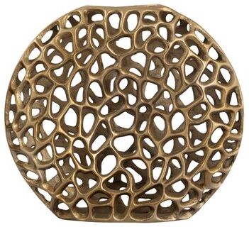 Elk Studio Elk Home Reef Brass Metal Contemporary 11 Inch Wide Vase