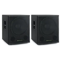 Pronomic SA-18 SUB Aktiv Subwoofer 2x Set