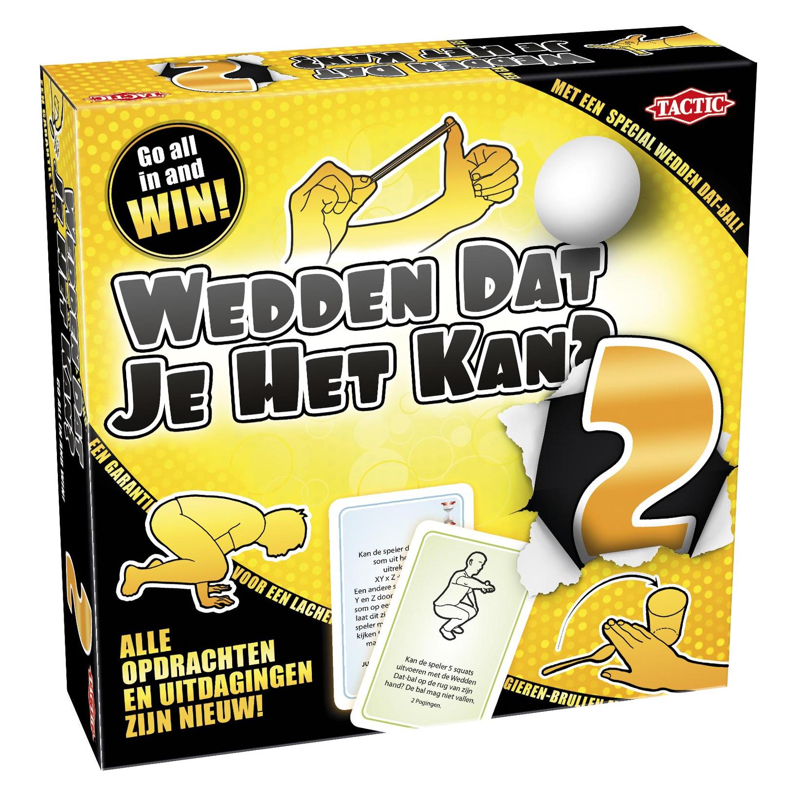 Tactic Wedden dat je het Kan? (Niederländisch, 3 - 6 Spieler) (55086)