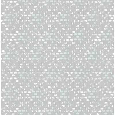 A-Street Prints Blissful Light Blue Harlequin Wallpaper
