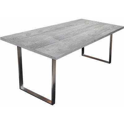 Esstisch MÄUSBACHER, grau (betonoptik), B:200cm H:76cm T:100cm, Tische, Esstisch, in verschiedenen Größen