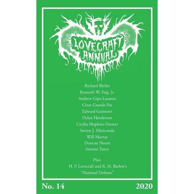 Lovecraft Annual No. 14 (2020), Taschenbuch von , Hippocampus press, 978-1-61498-308-8