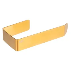 SAT Toilettenpapierhalter Montage ohne Bohren Gebürstetes Gold Edelstahl SATDMOOD26BZ