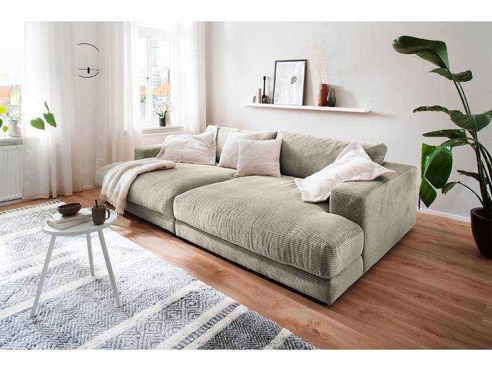 KAWOLA Big-Sofa MADELINE Riesen Cordsofa - Entspannung pur - Modernes Wohnen, XXL Couch mit Cord Bezug – Maximaler Komfort, Top Design