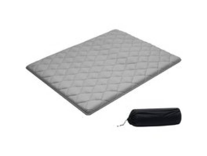 VEVOR japanische Futon-Matratze (2032 x 1524 x 63,5 mm), faltbare Tatami (Queen Size), Bodenmatratze mit Aufbewahrungstasche & Befestigungsmaterial, 9-lagige Schlafmatte für Meditation Yoga, Grau