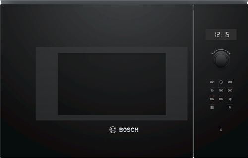 Bosch Micro-ondas Encastrar  Serie 6 BFL524MB0  20 L  800 W - Preto