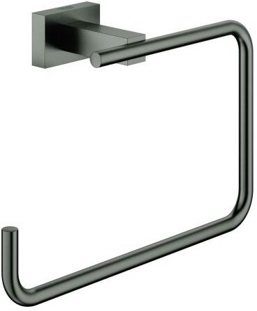 Grohe Essentials Cube Handtuchring 40510AL1 verdeckte Befestigung, hard graphite gebürstet
