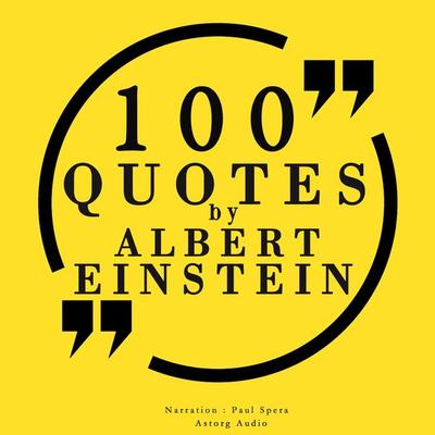 100 quotes by Albert Einstein - Albert Einstein, Audio, 9782821112759