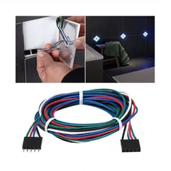 Paulmann 78421 LumiTiles Kabel Square RGBW 1,3m 12V Schwarz Kunststoff