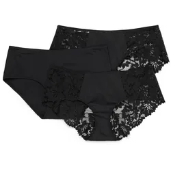 Tchibo - 3 Pantys - Damen - Gr. XL - schwarz