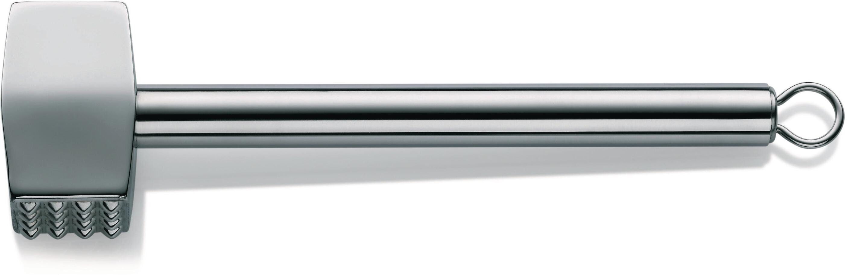 Fleischklopfer KELA "Fleischklopfer Noha", silber (silberfarben), Ø:6cm, Edelstahl, Fleischklopfer, Fleischklopfer silberfarben Einheitsgröße
