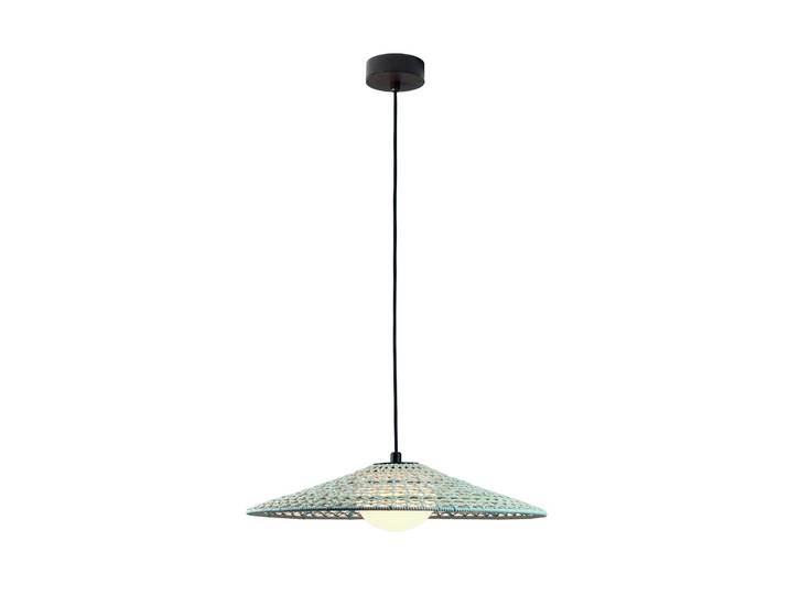 Bover LED-Außen-Hängelampe Nans Balis S/55, braun/beige dimmbar, creme / amber, Kunststoff, Design