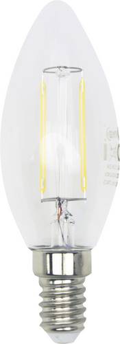 LightMe LM85264 LED EEK F (A - G) E14 Kerzenform 5W = 40W Warmweiß (Ø x L) 35mm x 97mm dimmbar, Filament 1St.