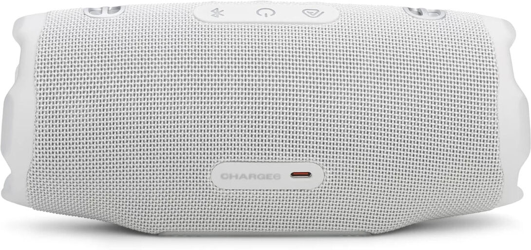 Gadcet Chadwell Heath JBL Charge 6 White Bluetooth Speaker
