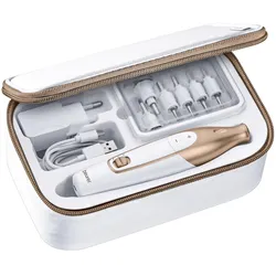 beurer MP 64 Wiederaufladbares Maniküre-Pediküre Set weiß, gold