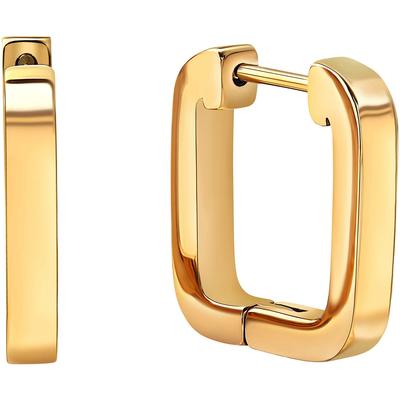 Paar Creolen FIRETTI "Schmuck Geschenk Ohrschmuck Ohrringe", gold (gelbgoldfarben), Ohrringe, Damen, Edelstahl