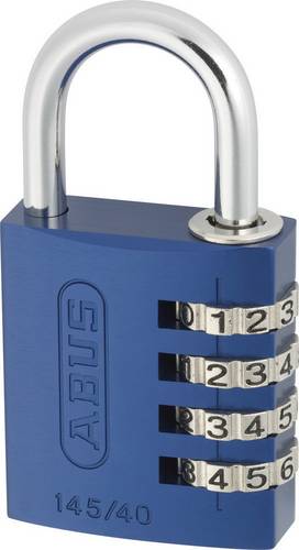 ABUS ABVS48807 Vorhängeschloss 41.5mm Blau Zahlenschloss