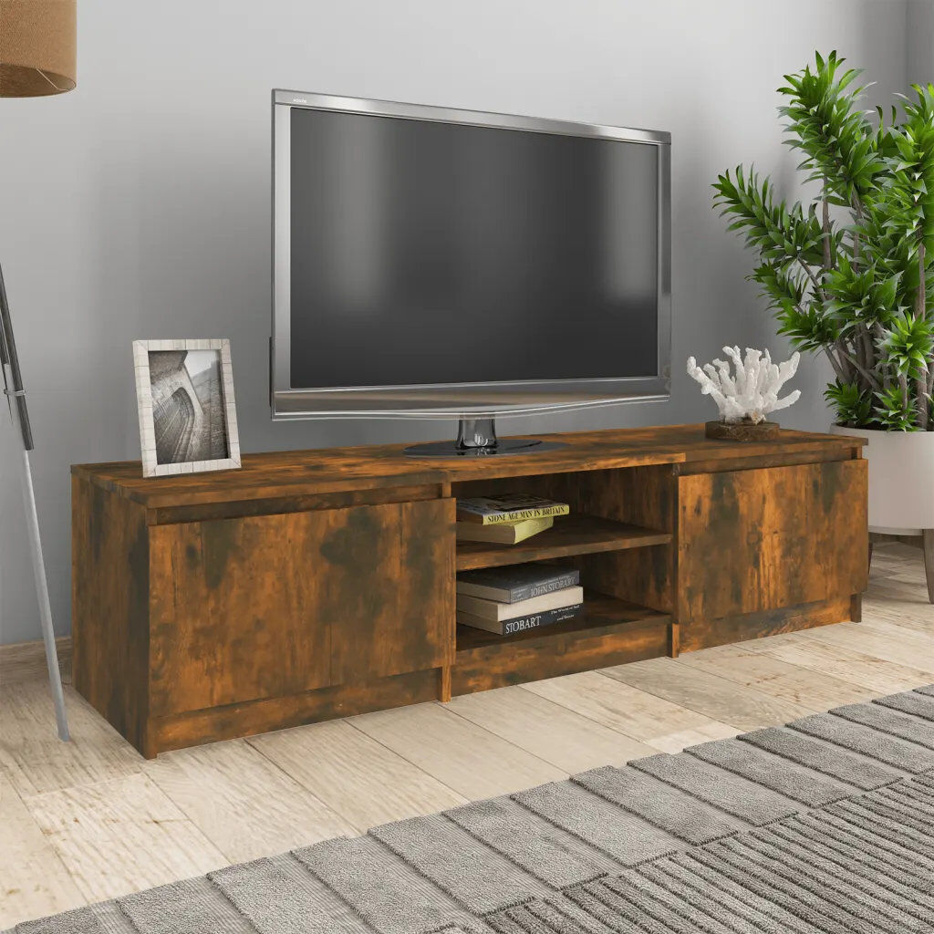 Zipcode Design Alexio TV Cabinet 140x40x35.5 cm Engineered Wood Smoked Oak 65"