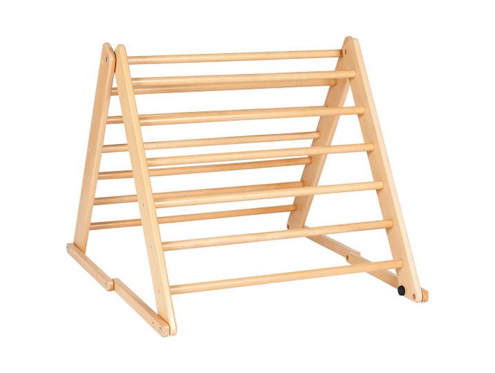Jimmylee Kletterdreieck, Natur, Holz, Buche, vollmassiv, 91x73x80 cm, EN 71, Made in Romania, Spielzeug, Kinderspielzeug, Sonstiges Spielzeug