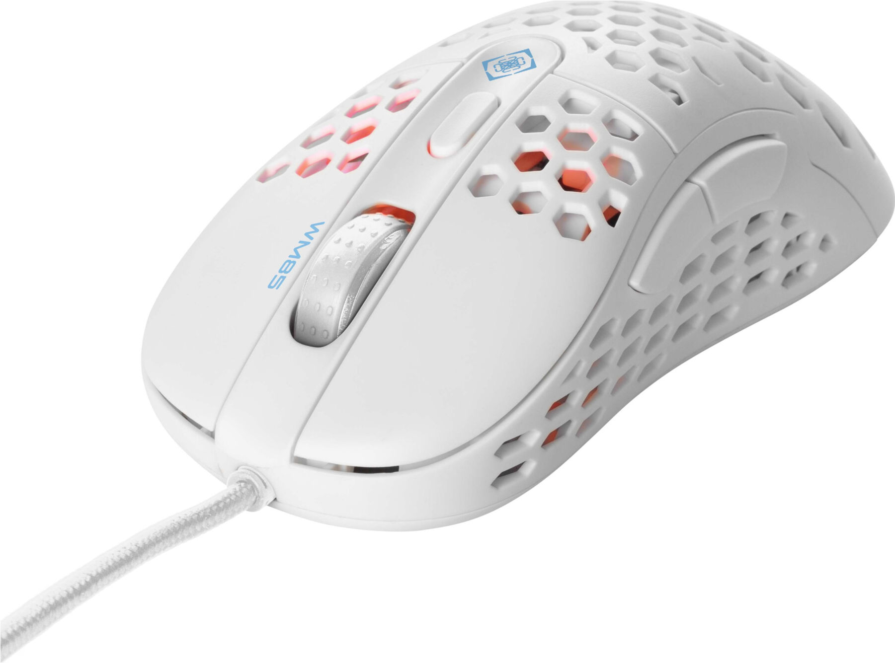 Deltaco GAMING Gaming Maus GAM-106-W RGB ultraleicht weiß)