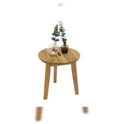 Ebuy24 Chania Beistelltisch Ø40cm Akazie.