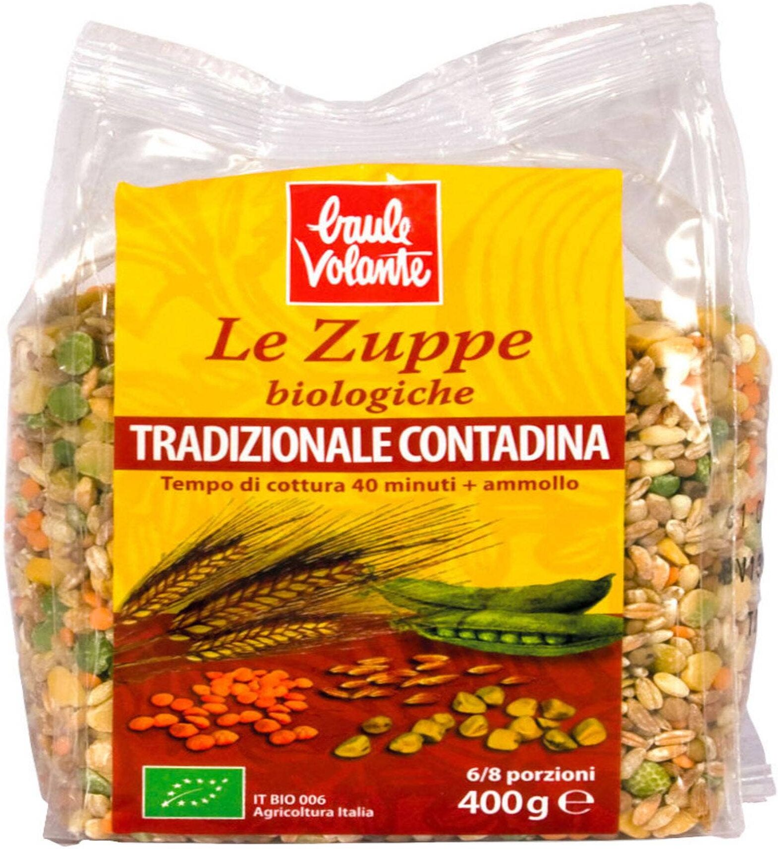 BAULE VOLANTE Le Zuppe Biologiche - Tradizionale Contadina 400 Grammi 