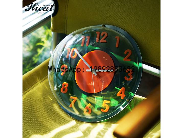 Horloge à bulles créative Zb Fashion pour la décoration de la maison, horloge murale à double usage, décoration tendance pour le salon, horloge transparente verte