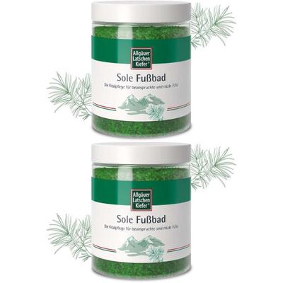 Allgäuer Latschenk. Sole Fußbad 2x 2x350 g
