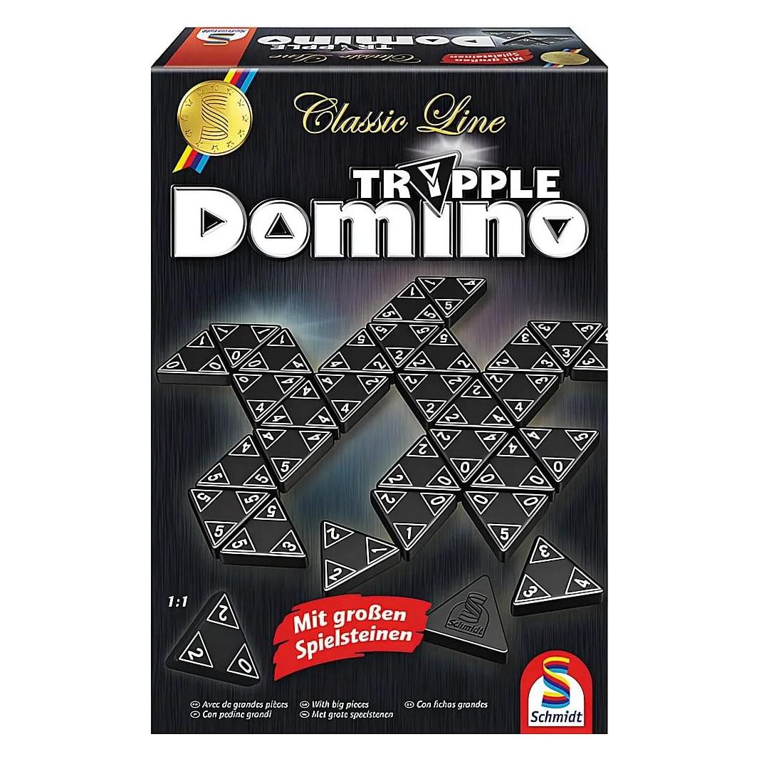 Schmidt Spiele Classic Line: Tripple Domino (Deutsch, 1 - 4 Spieler) (49287)