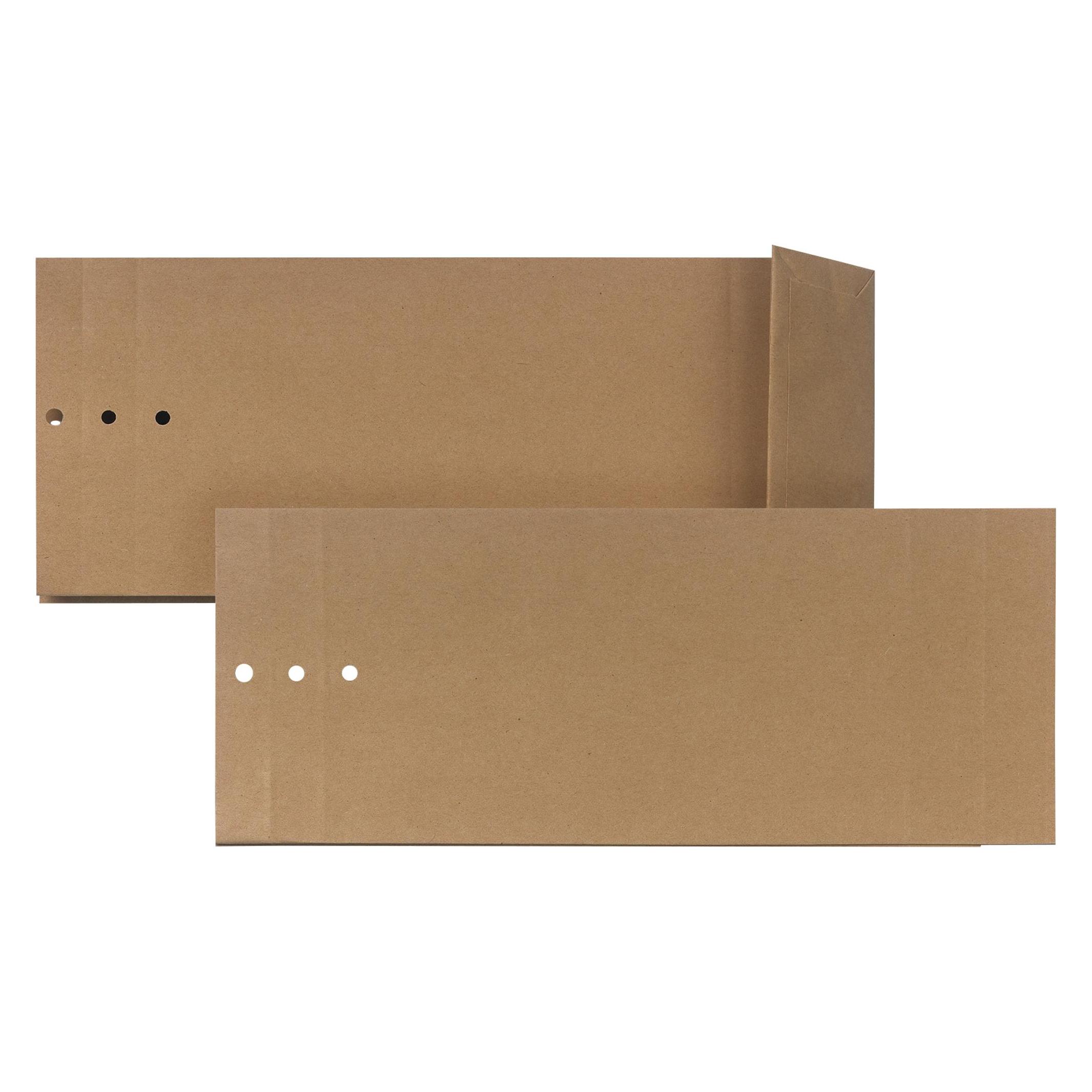 Bong Musterbeutel M20 ohne Fenster braun mit 4,0 cm Falte, 250 St. (250 Stk.) (00014015)