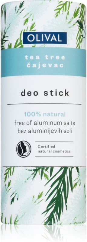 Olival Natural Tea Tree déodorant solide sans sels d'aluminium 40 g