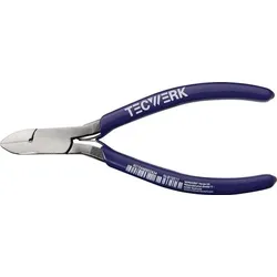 Tecwerk Elektronik-Seitenschneider L.115mm Facette nein rd.