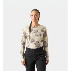 Helly Hansen für Damen. 49393 Lifa Active Thermo-Shirt beige (S), Sportlich, Polyester, Blumen, Langarm