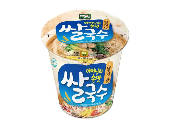 BAEKJE Nouilles de riz saveur anchois - 58 g
