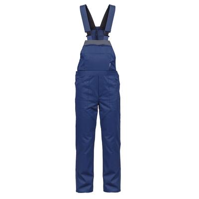 Arbeitslatzhose Marineblau Größe 48 Polyester / Baumwolle 7 Taschen Verstellbare Schultergurte VITO