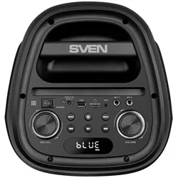 Sven PS-800, juodas, power output (RMS), TWS, Bluetooth, FM, USB, Micro SD, LED-display, lithium, Bluetooth Lautsprecher, Schwarz
