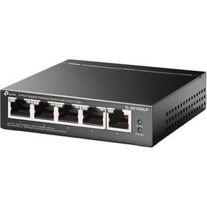 TP-Link Switch TL-SG1005LP, unmanaged, 5-Port, 1 Gbit/s, 4x PoE+
