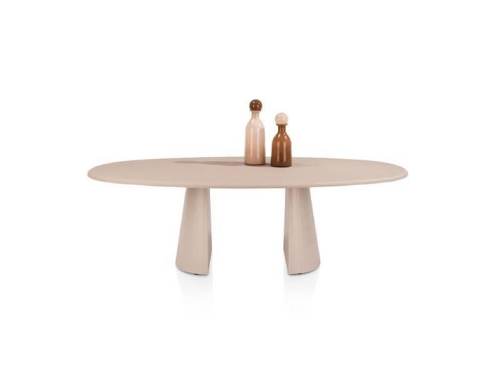 XOOON Lund Esstisch oval Stone-Skin