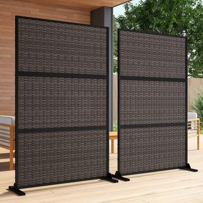 Uixe "Privacy Screen Outdoor Free Standing Outdoor Screen Panel - 72""H x 47""W"