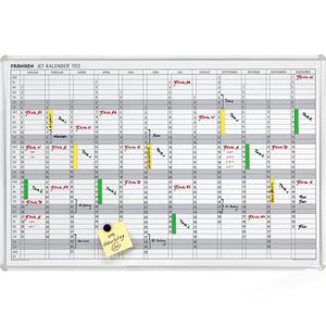 Franken Planungstafel JK703, JetKalender, Jahresplaner, magnetisch, 60 x 90 cm